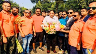 পলাশে ঢাকা একাদশ-লন্ডন একাদশের প্রীতি ফুটবল ম্যাচ অনুষ্ঠিত