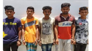 গ্রামীণ ব্যাংকের মাঠকর্মীর টাকা ছিনতাইয়ের ঘটনায় পাঁচ জন গ্রেপ্তার