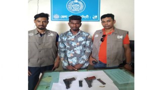 নরসিংদীতে ২ টি বিদেশী পিস্তলসহ একজন গ্রেপ্তার