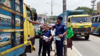 বিশ্ব নিরাপদ সড়ক সপ্তাহ: মাধবদীতে র‌্যালী লিফলেট বিতরণ