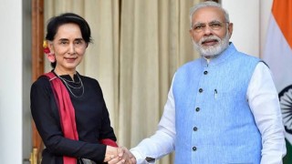 রোহিঙ্গাদের দ্রুত ফিরিয়ে নিতে সুচীর প্রতি মোদির আহ্বান