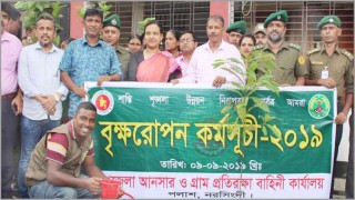 পলাশ আনসার ভিডিপি কার্যালয়ে বৃক্ষরোপণ কর্মসূচী  পলাশ আনসার ভিডিপি কার্যালয়ে বৃক্ষরোপণ কর্মসূচী