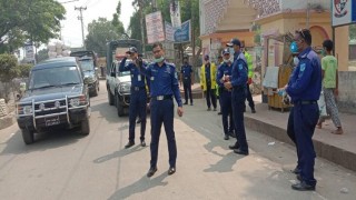করোনাভাইরাস: নরসিংদী জেলা পুলিশের সাড়াশী অভিযান অব্যাহত