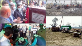 ইন্ডিয়া-বাংলাদেশ ফ্রেন্ডশিপ পাইপ লাইন প্রকল্পের ভিত্তিপ্রস্তর উদ্বোধন