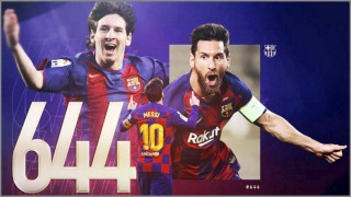 ৬৪৪ গোল করে পেলের রেকর্ড ভেঙে সবার ওপরে মেসি