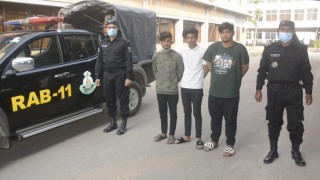 ইয়াবাসহ কিশোর গ্যাং এর তিন সদস্য গ্রেফতার