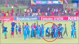 ফাইনালে অশোভন আচরণ: বাংলাদেশ-ভারতের ৫ ক্রিকেটার নিষিদ্ধ ফাইনালে অশোভন আচরণ: বাংলাদেশ-ভারতের ৫ ক্রিকেটার নিষিদ্ধ