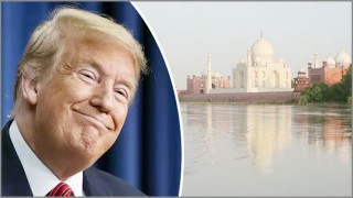 ট্রাম্পকে দুর্গন্ধ থেকে বাঁচাতে যমুনায় পানি ঢালল ভারত