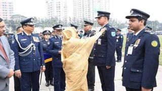 নরসিংদীর অতিরিক্ত পুলিশ সুপার থান্দার খায়রুল হাসান এর পিপিএম পদক লাভ