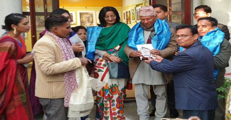 নেপালে প্রর্দশিত হলো নরসিংদীর চিত্রশিল্পী প্রাণতোষ দত্তের ‘দূর্ভাগ্য-১’ নেপালে প্রর্দশিত হলো নরসিংদীর চিত্রশিল্পী প্রাণতোষ দত্তের ‘দূর্ভাগ্য-১’