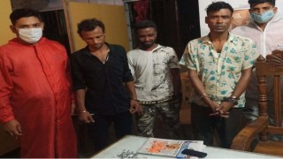 রায়পুরায় ইয়াবাসহ তিন মাদক ব্যবসায়ী গ্রেফতার