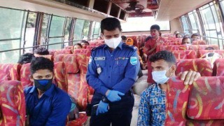 শিবপুরে গণপরিবহণে পুলিশের অভিযান