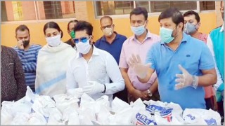 চলচ্চিত্রের আরো ২৬০ জনের পাশে চিত্রনায়ক অনন্ত জলিল