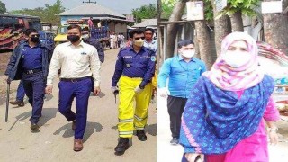 শিবপুরে করোনা প্রতিরোধে জনসচেতনতা বৃদ্ধি করতে অভিযান