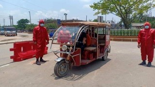 নরসিংদীতে মাস্ক পরিধান না করলে আইনী ব্যবস্থা নিচ্ছে পুলিশ