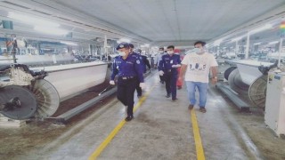 করোনা প্রতিরোধে জেলা পুলিশের কার্যক্রম পরিদর্শনে এসপি