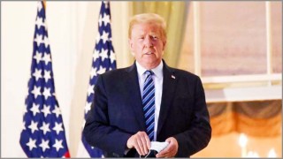 হাসপাতাল থেকে হোয়াইট হাউসে ফিরেই সমালোচনায় করোনাক্রান্ত ট্রাম্প