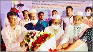 শিবপুরে কেন্দ্রীয় স্বেচ্ছাসেবক লীগের নব নির্বাচিত সাংগঠনিক সম্পাদককে গণসংবর্ধনা