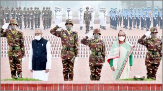 মহান বিজয় দিবস: জাতীয় স্মৃতিসৌধে রাষ্ট্রপতি ও প্রধানমন্ত্রীর শ্রদ্ধা নিবেদন মহান বিজয় দিবস: জাতীয় স্মৃতিসৌধে রাষ্ট্রপতি ও প্রধানমন্ত্রীর শ্রদ্ধা নিবেদন