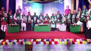 নরসিংদীতে সম্মাননা গ্রন্থের পাঠ উন্মোচন