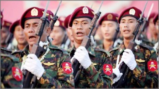 সেনাবাহিনীর নিয়ন্ত্রণে মিয়ানমার, এক বছরের জরুরি অবস্থা জারি