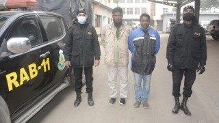 মোটরসাইকেলে পাচারের সময় ১৪ কেজি গাঁজাসহ দুইজন গ্রেফতার মোটরসাইকেলে পাচারের সময় ১৪ কেজি গাঁজাসহ দুইজন গ্রেফতার
