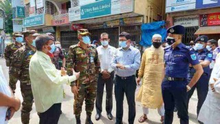 নরসিংদীতে কঠোর লকডাউন কার্যক্রম বিষয়ক মতবিনিময় ও পরিদর্শন