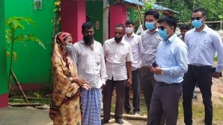শিবপুরে আশ্রয়ণ প্রকল্প পরিদর্শন