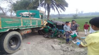 শিবপুরে ট্রাক-সিএনজি সংঘর্ষে নিহত ১, আহত ৫