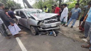 শিবপুরে প্রাইভেটকারের সঙ্গে সংঘর্ষে মোটরসাইকেল চালক নিহত