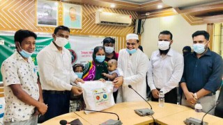 শিবপুরে শিশুদের মাঝে খাদ্যসামগ্রী বিতরণ