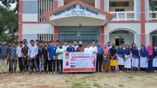 বড়চাপা উচ্চ বিদ্যালয়ের শিক্ষার্থীদের ব্লাড গ্রুপ নির্ণয়