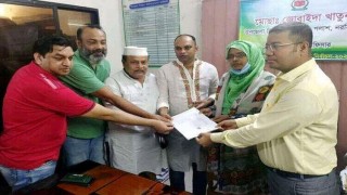 উৎসবমুখর পরিবেশে ঘোড়াশাল পৌর নির্বাচনের মনোনয়নপত্র দাখিল