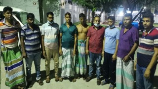 নরসিংদীতে ডাকাতির প্রস্তুতিকালে অস্ত্রসহ ৯ জন গ্রেপ্তার