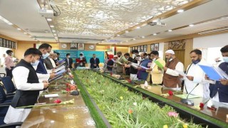 নরসিংদীতে ২১ ইউপি’র নবনির্বাচিত চেয়ারম্যানদের শপথ গ্রহণ