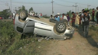 ঘোড়াশালে ট্রেন প্রাইভেটকার সংঘর্ষে নিহত ১, আহত ৫
