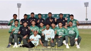 পাকিস্তানকে নিজের মাটিতে হারিয়ে বাংলাদেশ যুবাদের সিরিজ জয় পাকিস্তানকে নিজের মাটিতে হারিয়ে বাংলাদেশ যুবাদের সিরিজ জয়