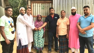 শিবপুরে গৃহহীন পরিবারকে নতুন ঘর উপহার