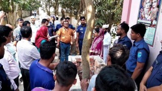 ঘোড়াশালে তিতাসের অবৈধ সংযোগ বিচ্ছিন্ন জরিমানা