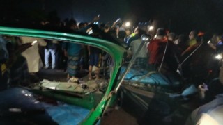 ভিটিমরজালে যাত্রীবাহি বাসের ধাক্কায় অটোরিকশার ৩ যাত্রী নিহত, আহত ৩
