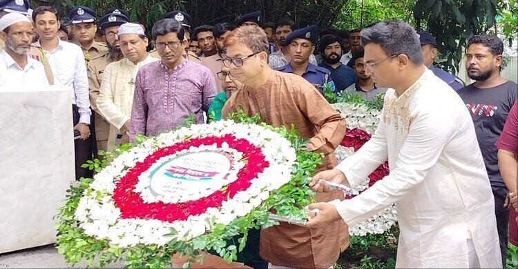 নরসিংদীতে জুলাই অভ্যুত্থান দিবস পালন নরসিংদীতে জুলাই অভ্যুত্থান দিবস পালন
