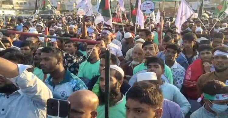 শিবপুরে জামায়াতের গণমিছিল অনুষ্ঠিত