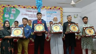 ভৈরবে এনটিভি দর্শক ফোরামের পাঁচ গুণীজনকে সম্মাননা প্রদান ভৈরবে এনটিভি দর্শক ফোরামের পাঁচ গুণীজনকে সম্মাননা প্রদান