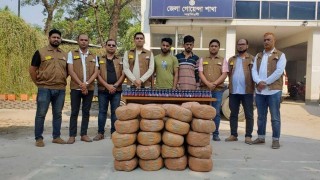 মহাসড়কে ১২০ কেজি গাঁজা ও ১৩০ বোতল ফেন্সিডিলসহ ২ জন গ্রেপ্তার মহাসড়কে ১২০ কেজি গাঁজা ও ১৩০ বোতল ফেন্সিডিলসহ ২ জন গ্রেপ্তার