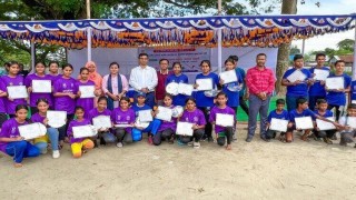 নরসিংদীতে মাসব্যাপী অ্যাথলেটিক্স প্রশিক্ষণের সমাপনী ও সনদ বিতরণ