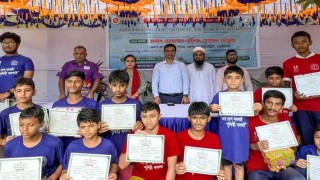 সাঁতার প্রশিক্ষণের সমাপনী ও সনদ বিতরণ এবং সাঁতার প্রতিযোগিতা