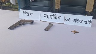 অস্ত্র ও গুলিসহ নরসিংদীতে চিহ্নিত অপরাধী গ্রেপ্তার