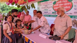 শিবপুরে তালেব হোসেন মেমোরিয়াল একাডেমিতে বৃক্ষরোপণ কর্মসূচি